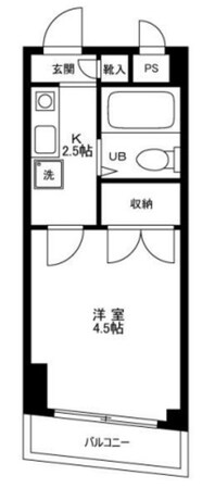 ユースハイムの物件間取画像